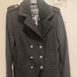 Women's wool peacoat